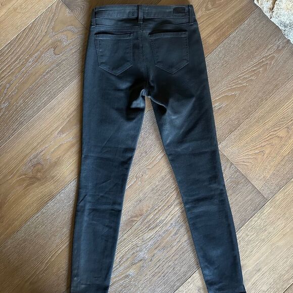 PAIGE Verdugo Ankle in Sterling Dark Coated - Picture 8 of 10